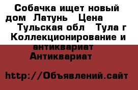 Собачка ищет новый дом. Латунь › Цена ­ 1 000 - Тульская обл., Тула г. Коллекционирование и антиквариат » Антиквариат   